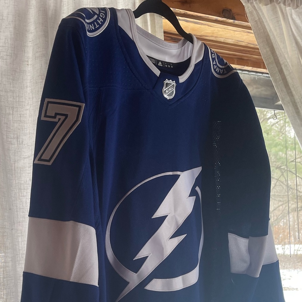 Never worn Tampa Bay Lightning Victor Hedman jersey